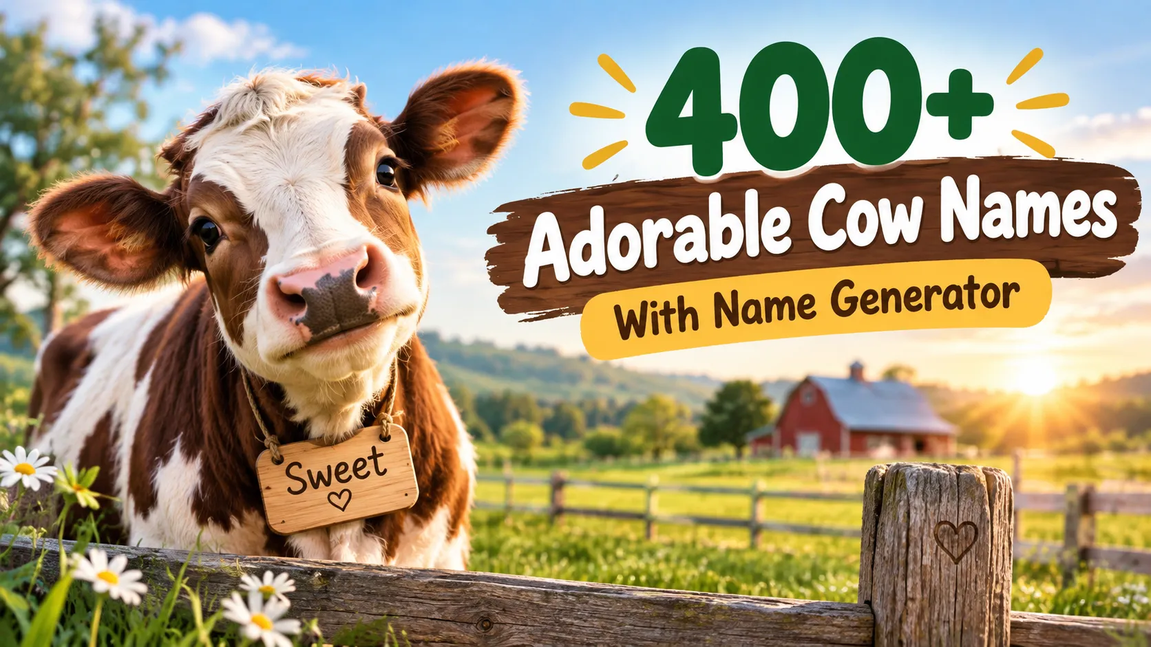 Adorable Cow Names With Name Generator