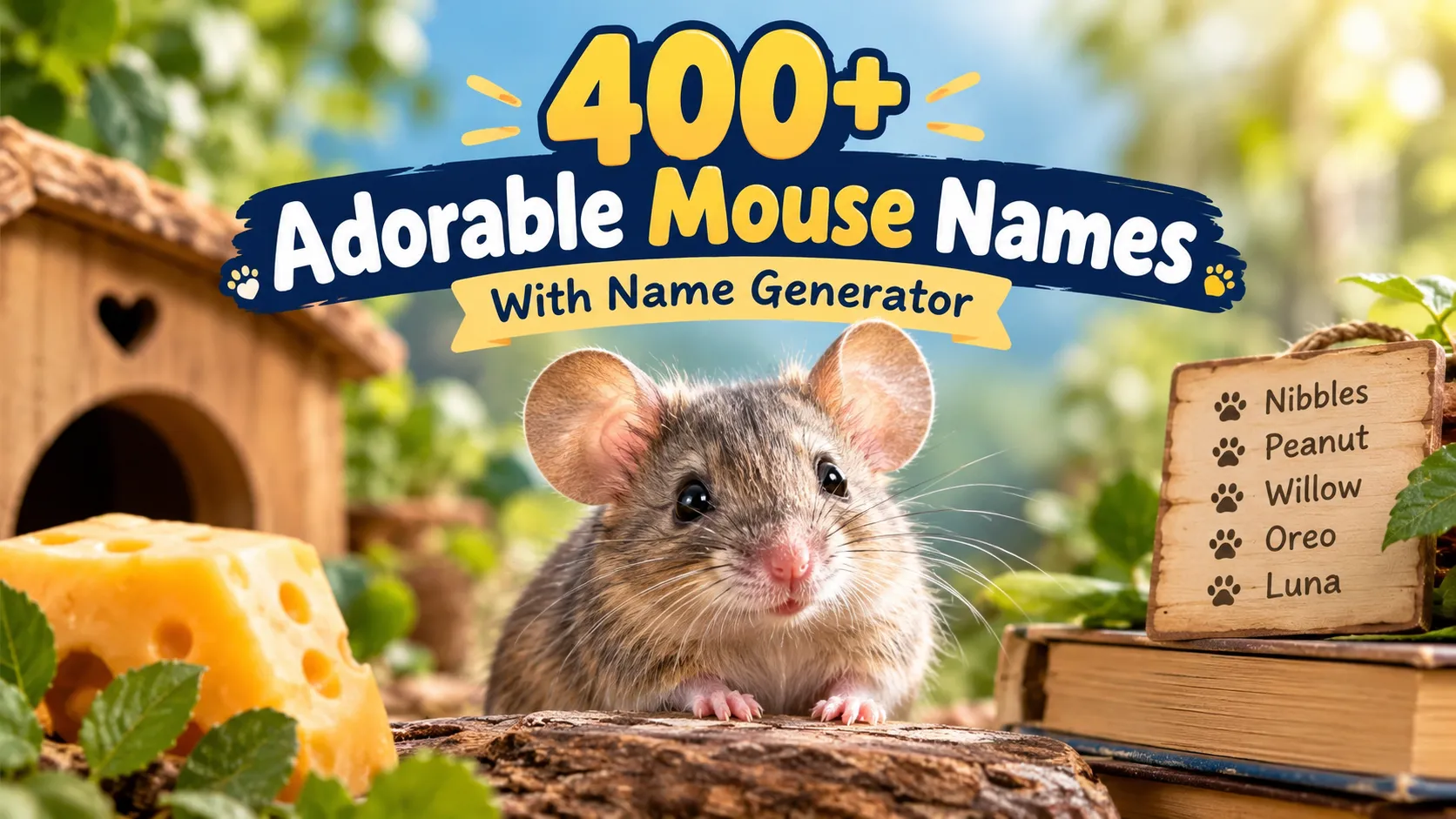 Adorable Mouse Names With Name Generator