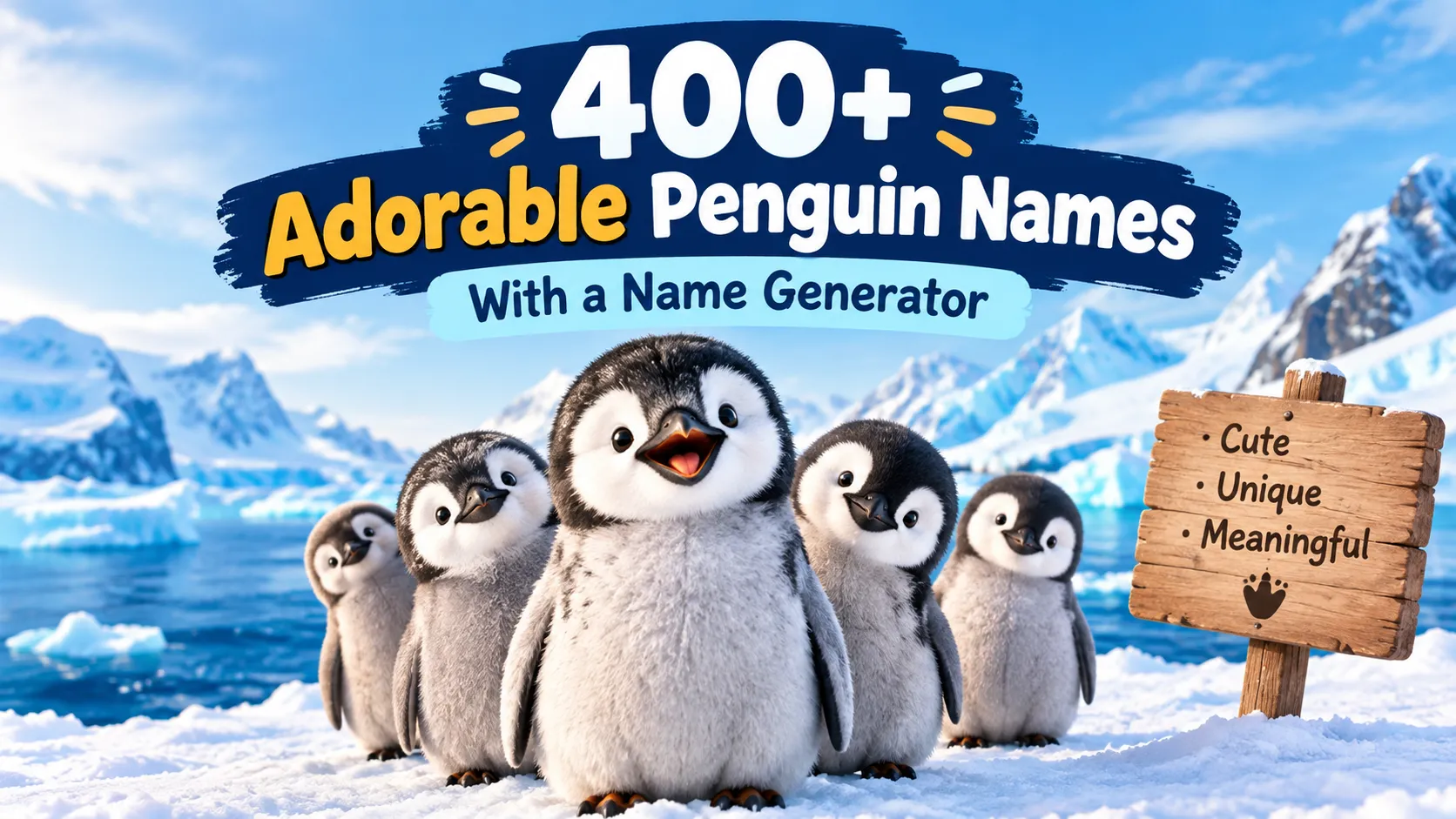 Adorable Penguin Names With a Name Generator