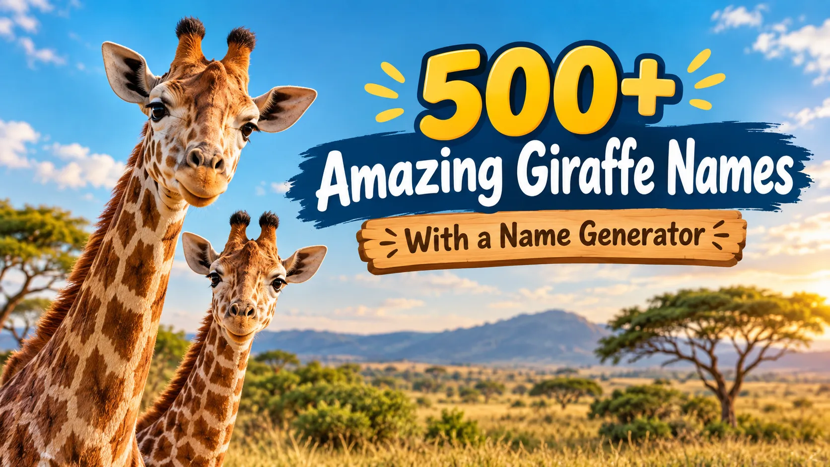 Amazing Giraffe Names With a Name Generator