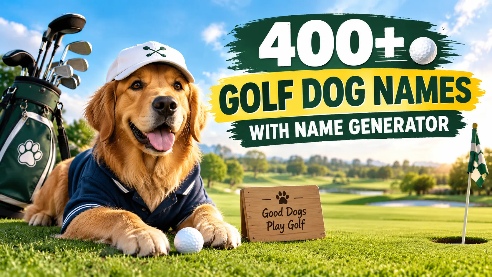 Golf Dog Names With Name Generator