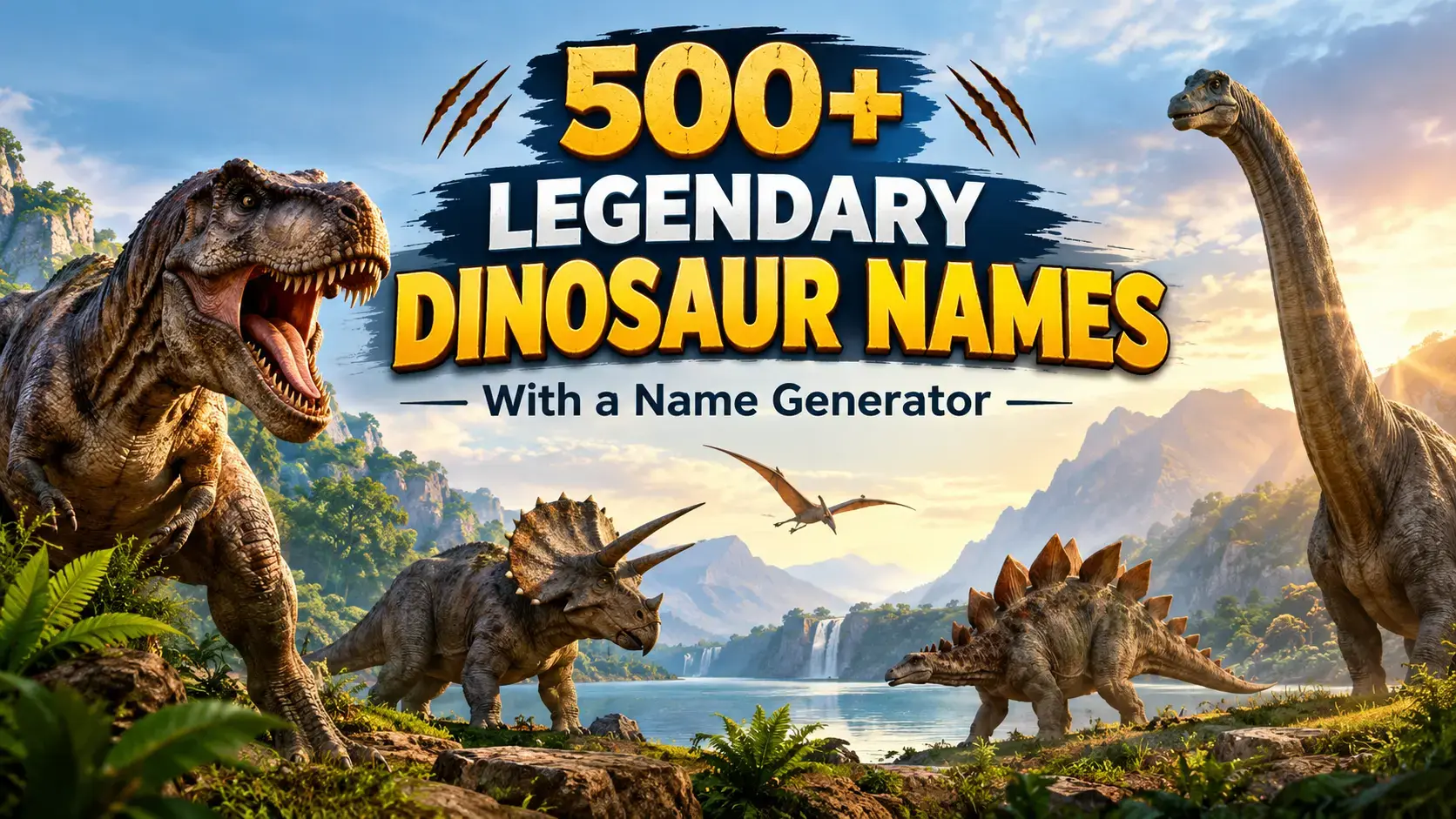 Legendary Dinosaur Names With a Name Generator