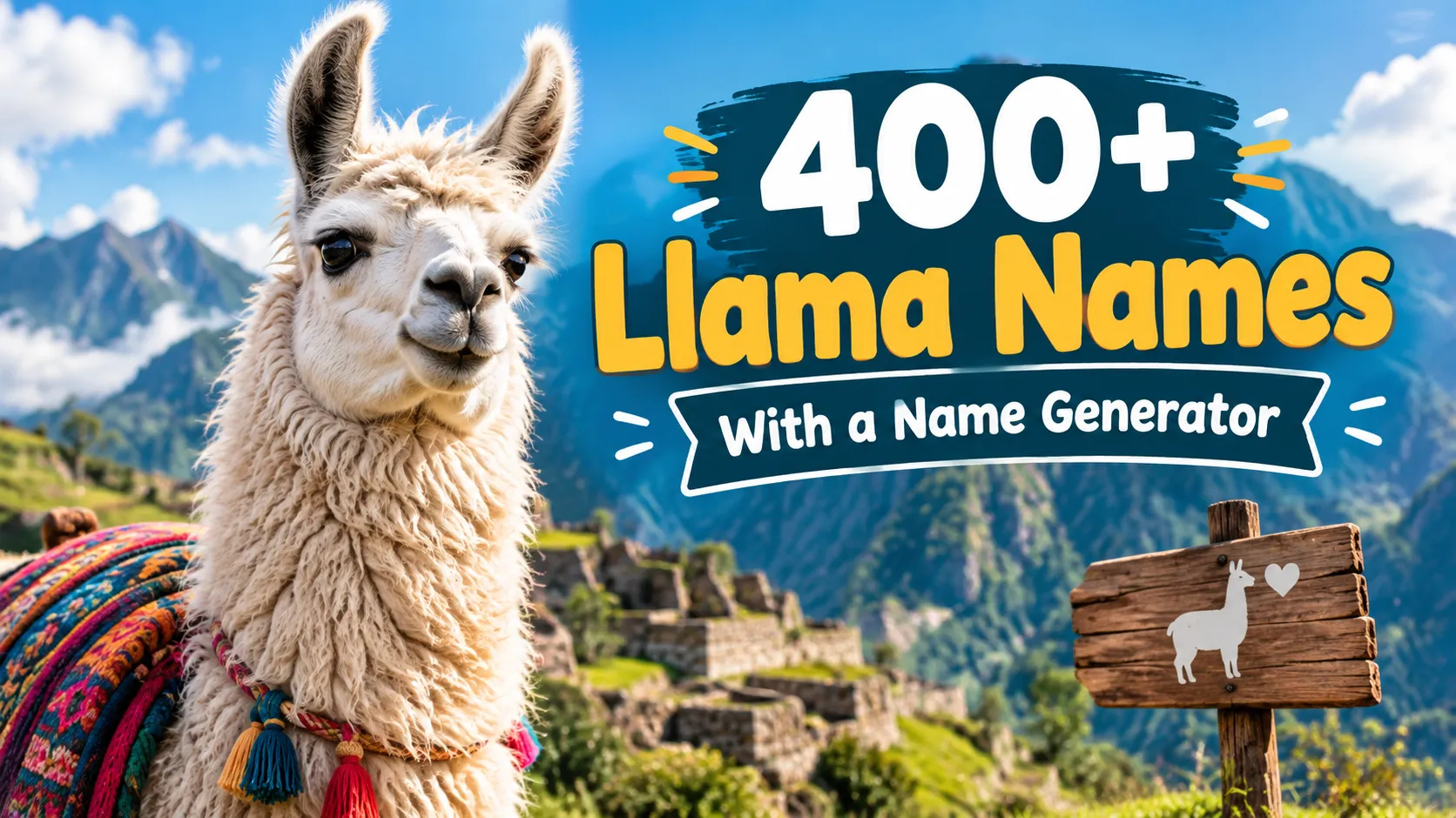 Llama Names With a Name Generator