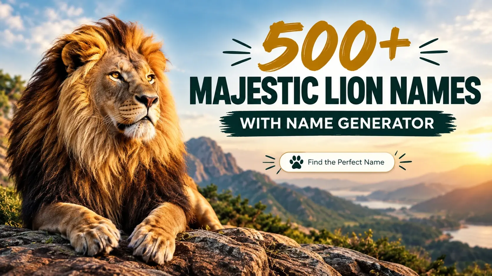 Majestic Lion Names With Name Generator