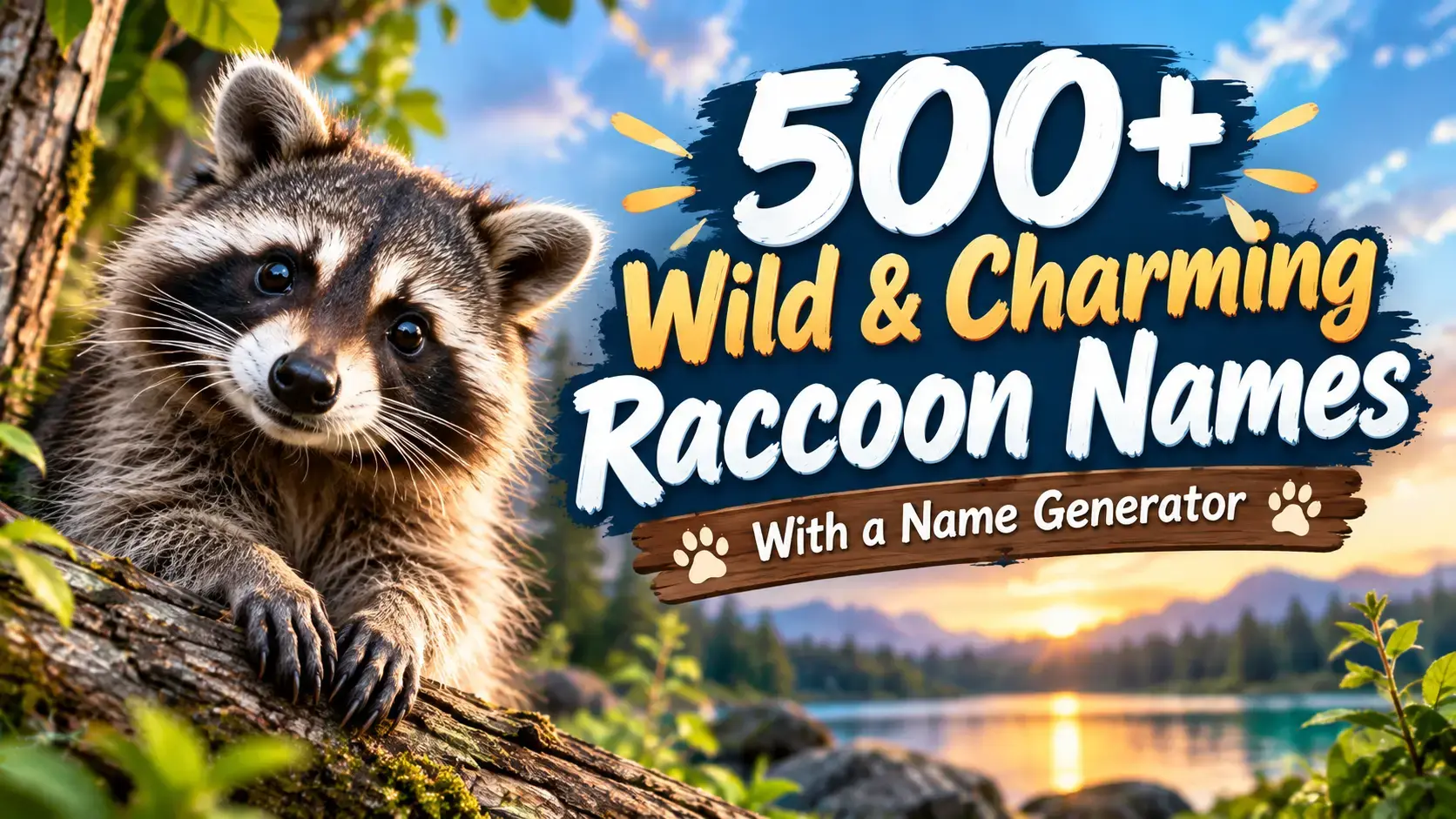 Wild & Charming Raccoon Names With a Name Generator