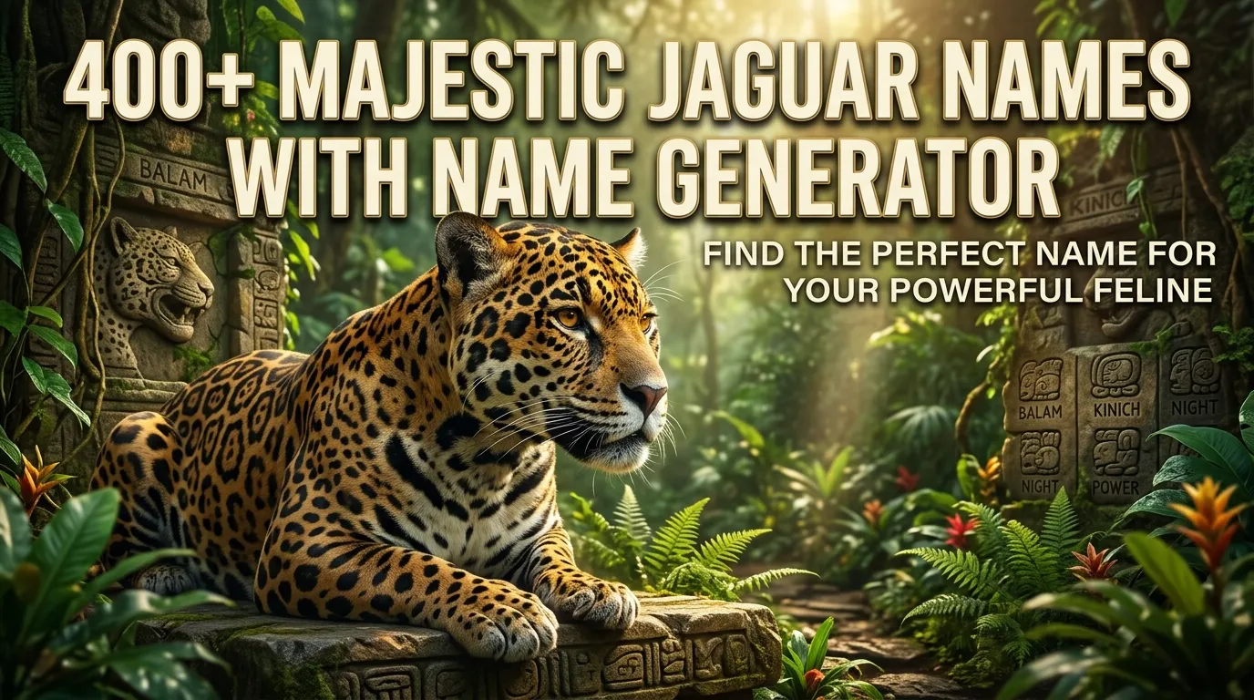 Majestic Jaguar Names With Name Generator